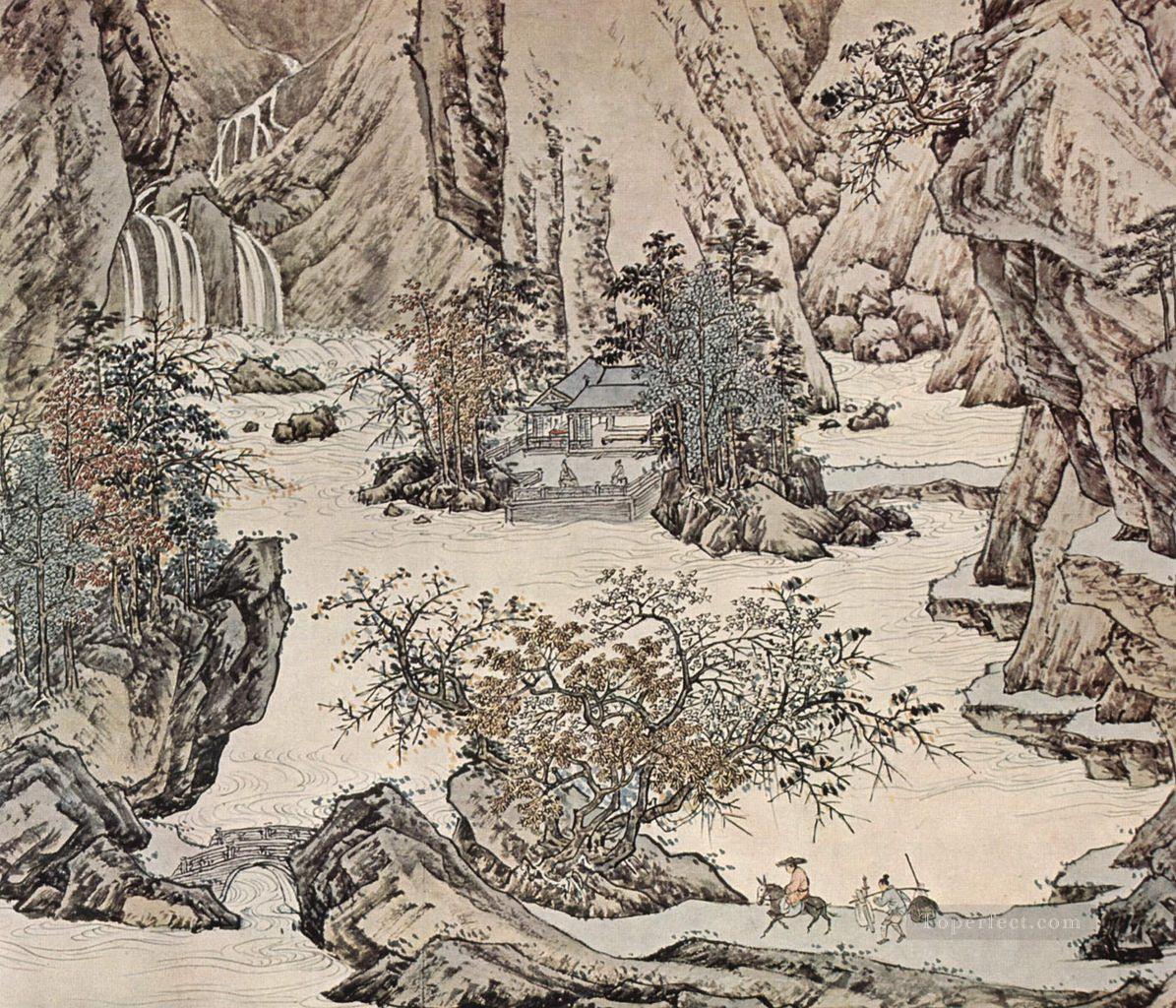 landscape old China ink Oil Paintings